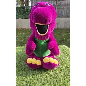 Vintage Dankin 1992 Barney The Dinosaur Plush  16" Nice Condition